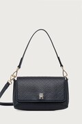 Tommy Hilfiger χιαστί γυναικεία από απομίμηση δέρματος μαύρη AW0AW18997