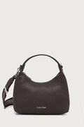 Calvin Klein torebka hobo damska z imitacji skóry brązowa LV04F3892G