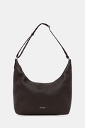 Calvin Klein torebka hobo damska z imitacji skóry brązowa LV04F3891G