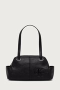 Calvin Klein geantă pentru femei cu imitație de piele neagră LV04F3688G