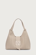 Armani Exchange torebka damska z imitacji skóry beżowa XW003002 AF11902