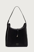 Armani Exchange torebka hobo damska z imitacji skóry czarna XW002989 AF19902
