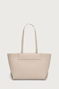 Armani Exchange tote torba ženska iz umetnega usnja bež XW001538 AF26447