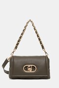 Liu Jo torebka crossbody damska z imitacji skóry zielona AF6148 E1166