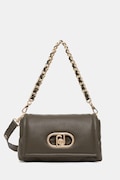 Liu Jo torebka crossbody damska z imitacji skóry zielona AF6148 E1166