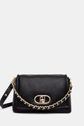 Liu Jo torebka crossbody damska z imitacji skóry czarna AF6147 E1109