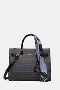 Liu Jo torebka shopper damska z imitacji skóry czarna AF6086 E1137