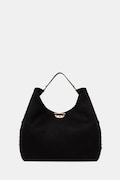 Liu Jo torebka hobo damska z imitacji zamszu czarna AF6029 T711A