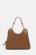 Liu Jo torebka shopper damska z imitacji skóry brązowa AF6024 ES039