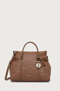 Liu Jo torebka shopper damska z imitacji skóry brązowa AF6019 E1109