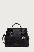 Liu Jo torebka shopper damska z imitacji skóry czarna AF6019 E1109
