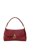 Polo Ralph Lauren torebka crossbody damska skórzana bordowa 428P14296