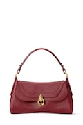 Polo Ralph Lauren torebka crossbody damska skórzana bordowa 428P14296