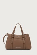 Armani Exchange torebka crossbody damska z imitacji skóry beżowa XW003061 AF26578