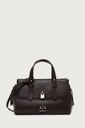Armani Exchange torebka crossbody damska z imitacji skóry brązowa XW003055 AF28605