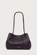 Trussardi torebka shopper damska skórzana fioletowa Z354E006734N
