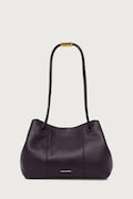 Trussardi torebka shopper damska skórzana fioletowa Z354E006734N