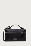 Emporio Armani geantă pentru femei din piele neagră EW004564 AF32959