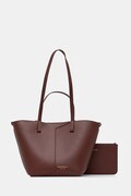 Emporio Armani torebka shopper damska skórzana brązowa EW005753 AF29459