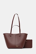 Emporio Armani torebka shopper damska skórzana brązowa EW005753 AF29459