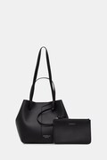 Emporio Armani torebka shopper damska skórzana czarna EW005753 AF29459