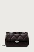 Tory Burch listonoszka damska skórzana Bunny Knot brązowa 187633