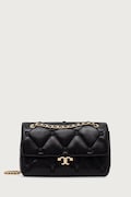 Tory Burch listonoszka damska skórzana Bunny Knot czarna 187633