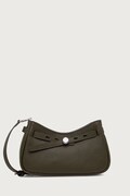 Tory Burch чанта crossbody дамска от кожа Romy Zip зелена 179955