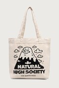 The North Face shopper torba za žene od pamuka Cotton Tote 17L bež NF0A3VWQ12P1