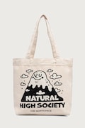 The North Face borsa shopper da donna in cotone Cotton Tote 17L beige NF0A3VWQ12P1