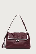 Weekend Max Mara torebka hobo damska skórzana WKASLALOM bordowa 2625516144600