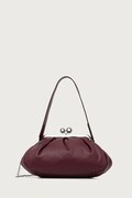 Weekend Max Mara torebka damska skórzana CUBICO bordowa 2625516124600