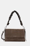 Coccinelle torebka crossbody damska zamszowa zielona E1 P6P 12 01 01