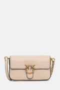Pinko crossbody kabelka dámska kožená béžová 107344 A2JG