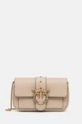 Pinko crossbody kabelka dámska kožená béžová 107072 A0F1