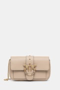 Pinko crossbody kabelka dámska kožená béžová 107072 A0F1