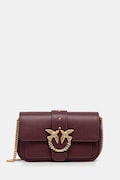 Pinko crossbody kabelka dámska kožená burgundská 107072 A0F1