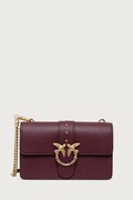 Pinko torebka crossbody damska skórzana bordowa 107070 A0F1