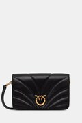 Pinko crossbody torba za žene kožna crna 107039 A0F2