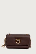 Pinko crossbody torbica ženska usnjena rjava 107038 A3CX