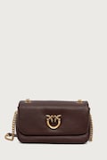 Pinko crossbody torbica ženska usnjena rjava 107038 A3CX