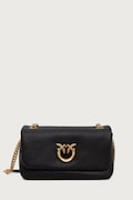 Pinko crossbody torbica ženska usnjena črna 107038 A3CX