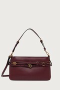 Pinko torebka crossbody damska skórzana bordowa 106177 A0QO