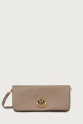 Pinko torebka crossbody damska skórzana szara 106023 A0QO