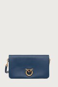 Pinko torebka crossbody damska skórzana niebieska 106023 A0QO