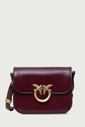 Pinko crossbody kabelka dámská kožená burgundská 104297 A1EN