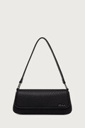 Steve Madden kabelka typu baguette dámska z imitácie kože Baster čierna SM13002684