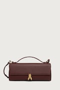Patrizia Pepe torebka crossbody damska skórzana brązowa 8B0117.L133