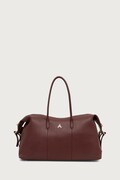 Patrizia Pepe torebka shopper damska skórzana brązowa 8B0012.L162