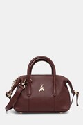 Patrizia Pepe torebka crossbody damska skórzana bordowa 8B0010.L162